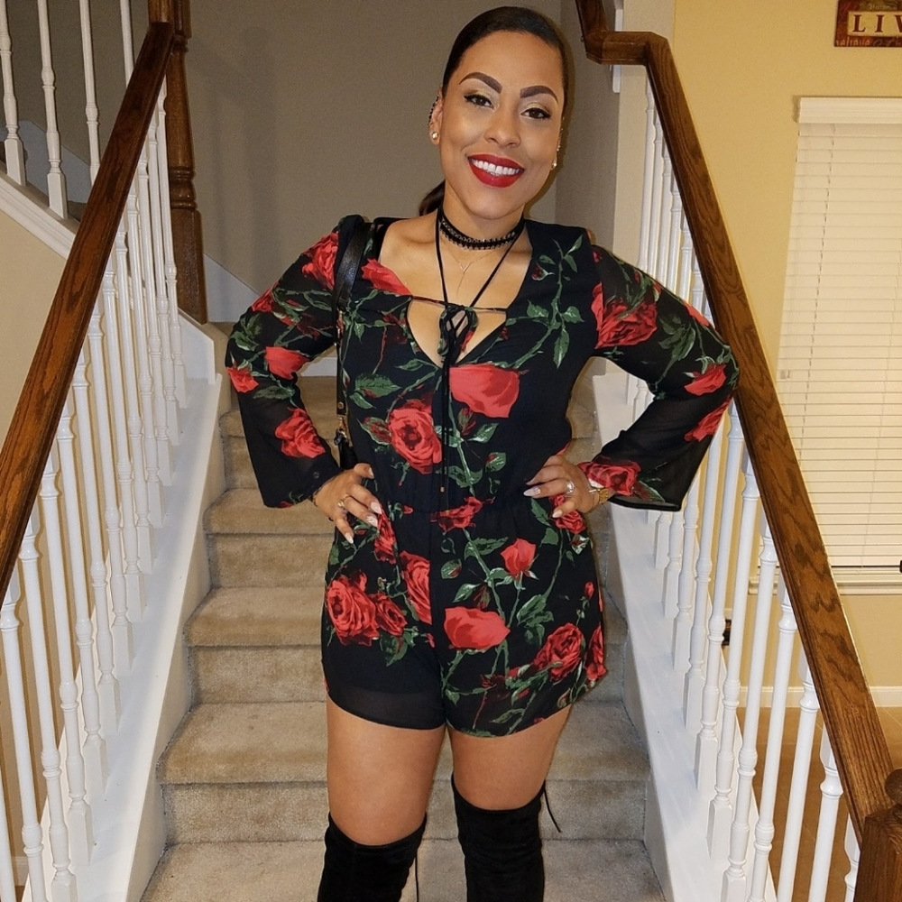 Floral Romper